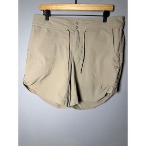 Mountain Hardwear Womens Shorts Size 10 Beige Hiking Active Outdoor Drawstring‎